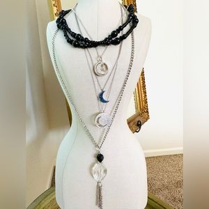 Moon necklace Jewelry lot